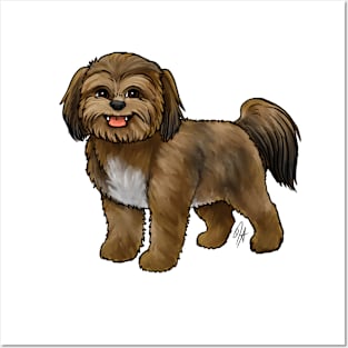 Dog - Shih Poo - Brown Posters and Art